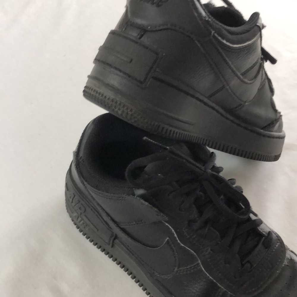 Air Force One shadow women’s black sneakers size 9.5 US. - Picture 6 of 17